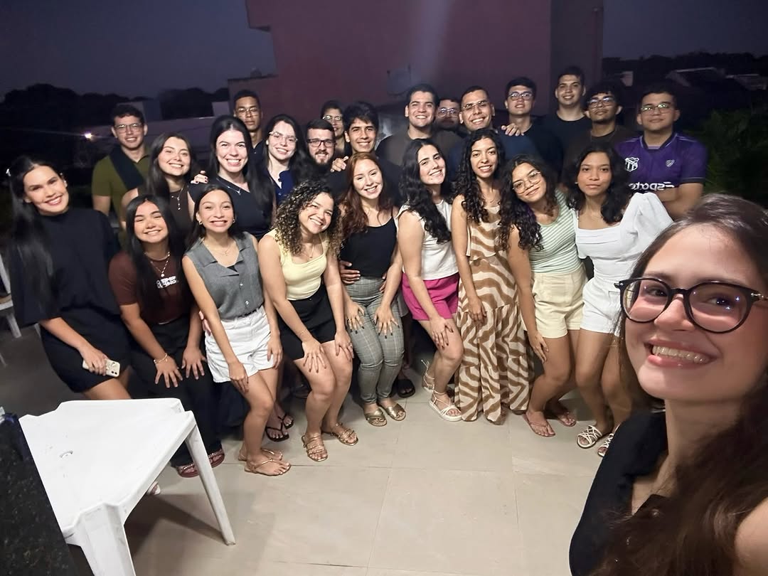 Jovens da UMP Maraponga reunidos em um encontro